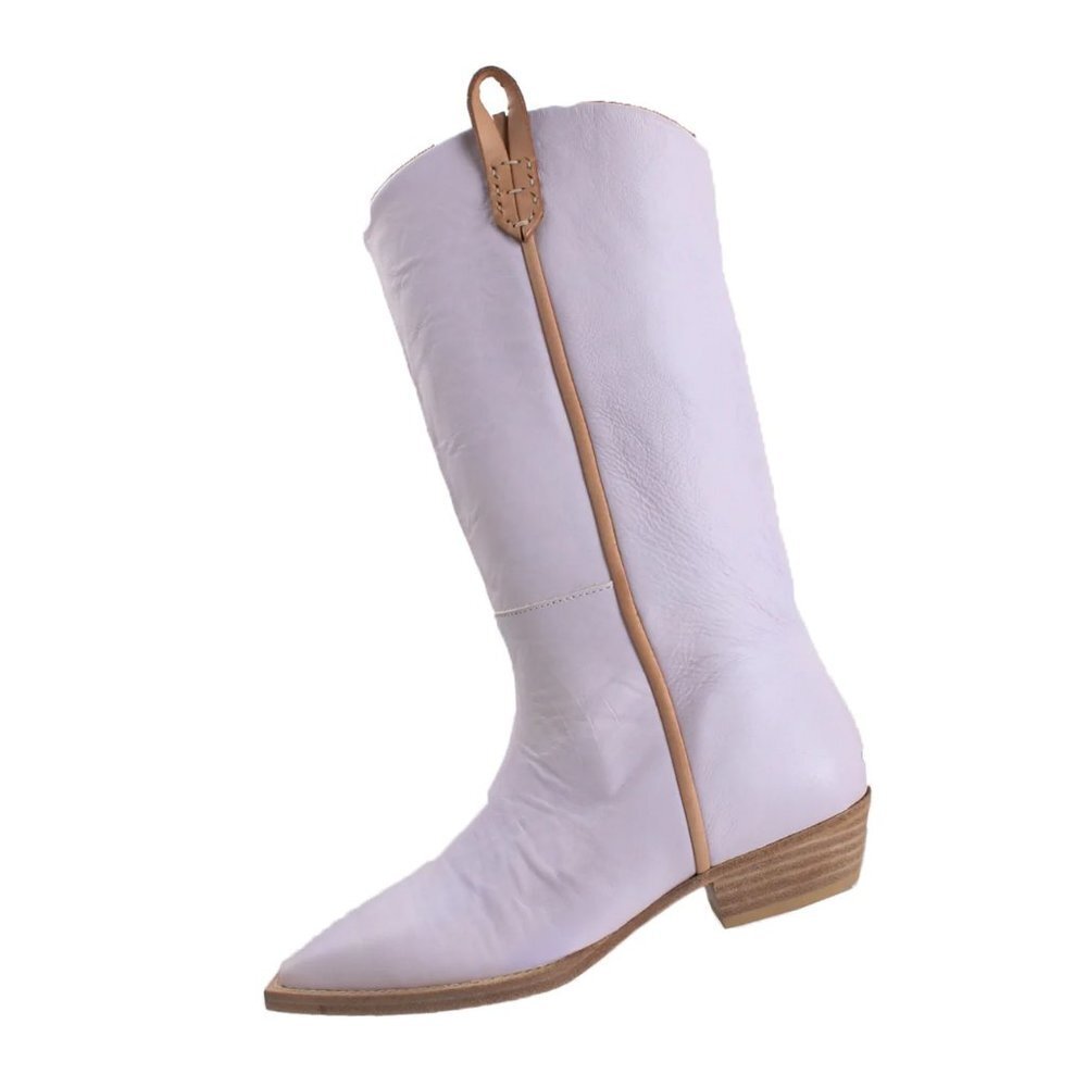 Free People Montage Tall Boots in Pale Orchid 37 7 - Picture 3 of 6